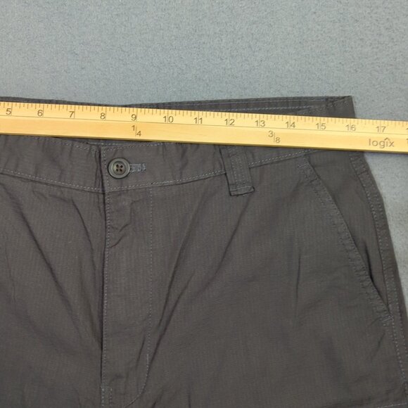 Chaps Shorts Men's 32 Gray Mechanic Cargo Casual Preppy NWT - Picture 4 of 10